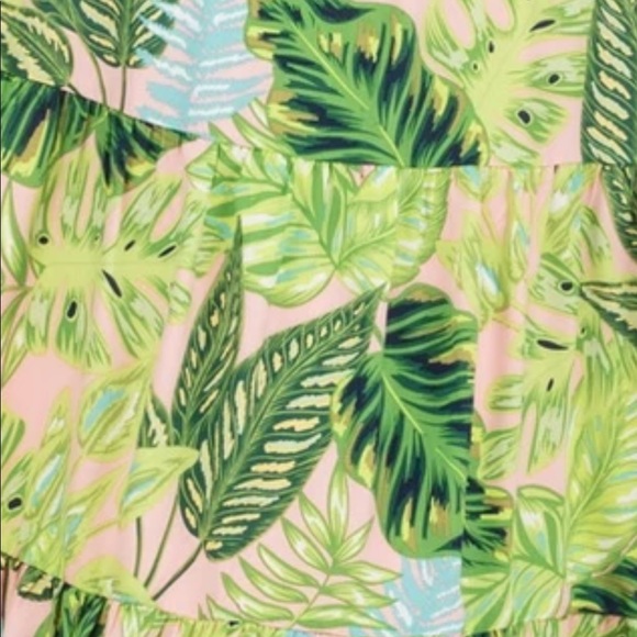 Jade by Melody Tam Palm Leaves Maxi Dress NWT Beautiful - Picture 2 of 3